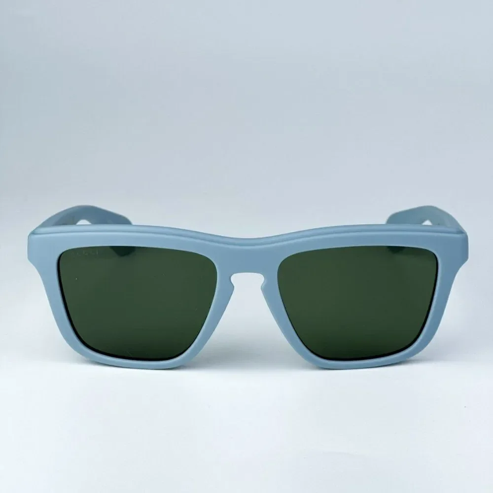 NEW Gucci GG1571S 003 Light Blue Green Unisex Square Sunglasses GG 1571S